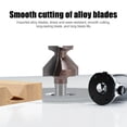 thumbnail image 3 of Arc Bending Router Bit, Milling Cutter Router Bit 6mm Shank Abrasion Resistant High Efficiency Tungsten Steel  for Wood Milling Machine, 3 of 7