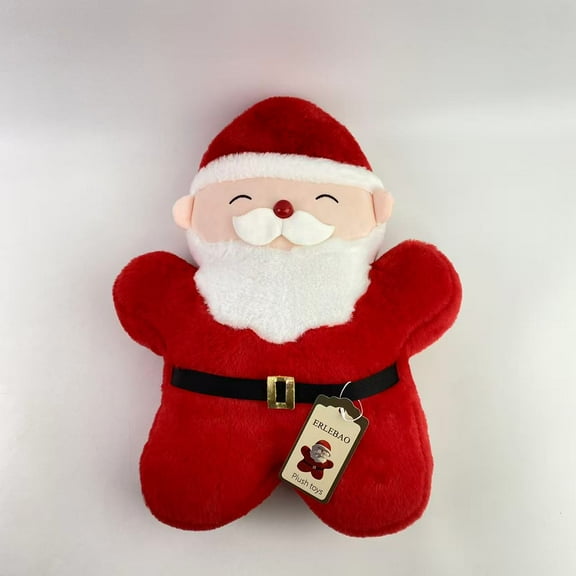 ERLEBAO Plush toys,Plush Toys - Stuffed Santa Claus Toys and Christmas Tree Decorations - Small -12 inches