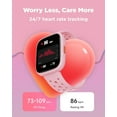 thumbnail image 6 of BIGGERFIVE Smart Watch for Kids No APP No Phone Needed, 1.8" Fitness Tracker Watch Pedometer, Sleep Monitor, IP68 Waterproof, Step Counter, Puzzle Games for Girls Boys Teens 5-16, Pink, 6 of 8