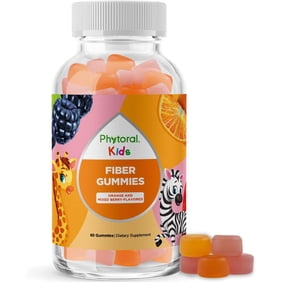 FIBER ADVANCE Gummies for Kids Daily Fiber Dietary Supplement, Gummies ...