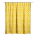 thumbnail image 2 of Creative Products Yellow and White Modern Chevron 71x74 Shower Curtain, 2 of 2