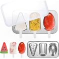 thumbnail image 1 of Reusable Stainless Steel Ice Pop Molds with Lids - BPA-Free Popsicle Maker for Homemade Frozen Desserts, 1 of 5
