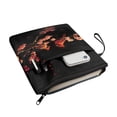 thumbnail image 3 of HELLHERO 11.42 x 8.66 Inch Polyester Fabric Book Sleeve Protector - Protector Wrap Bag for Journal, Textbook Paperbacks Supplies, Cardinal on Cherry Blossom, 3 of 8
