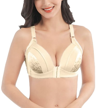 

Women s Full Coverage Bra Underwire Push Up Seamless Comfort Revolution Bras Gorgeous Lift Front Close Bralettes