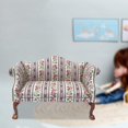 thumbnail image 4 of 5 Casa de Sofá 1/12 Muebles de Floral Sillón de Setchool Baoblaze Sofá de muñeca Sillón de sillones, 4 of 8