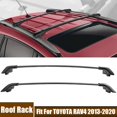 thumbnail image 2 of Auto Cross Bars Roof Rack Aluminum Roof Rail Crossbars Luggage Rack Fit For TOYOTA RAV4 2013-2020, 2 of 7