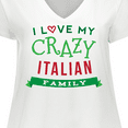 thumbnail image 4 of Inktastic Italian Family Heritage Women's Plus Size V-Neck T-Shirt, 4 of 5