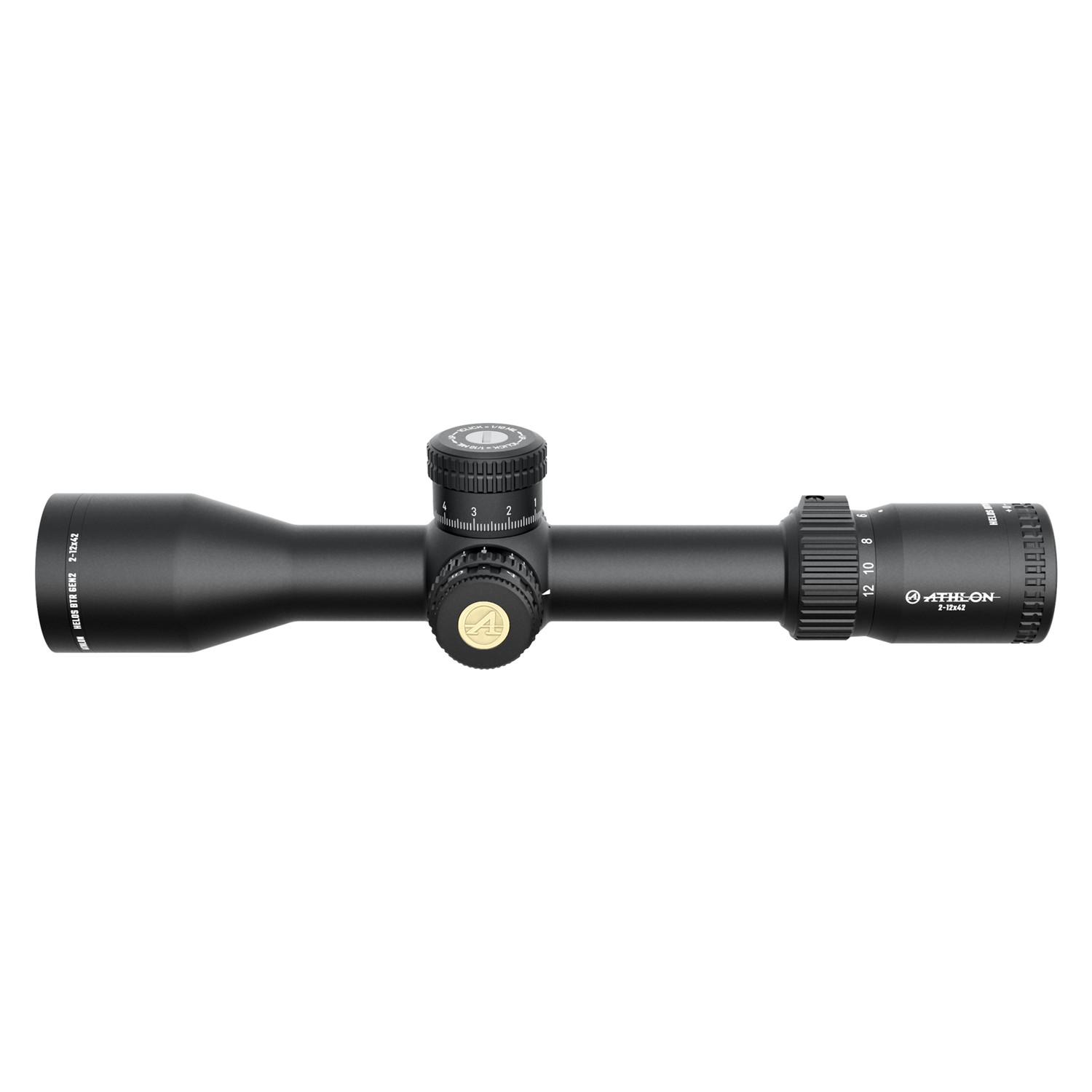 Athlon Optics Helos BTR GEN2 2-12x42 Riflescope AHMR2 FFP IR MIL Reticle
