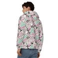 thumbnail image 4 of Honeii West Cowgirl Disco Print Hoodies for Men, Pullover & Full Zip, Breathable Zip up Hoodie, Sweatshirt-Small, 4 of 5