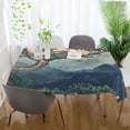 thumbnail image 3 of Yayeee Tablecloths 60" x 108" Rectangle Wrinkle Resistant Party Table Cover, Tree in The Mountains, 3 of 8