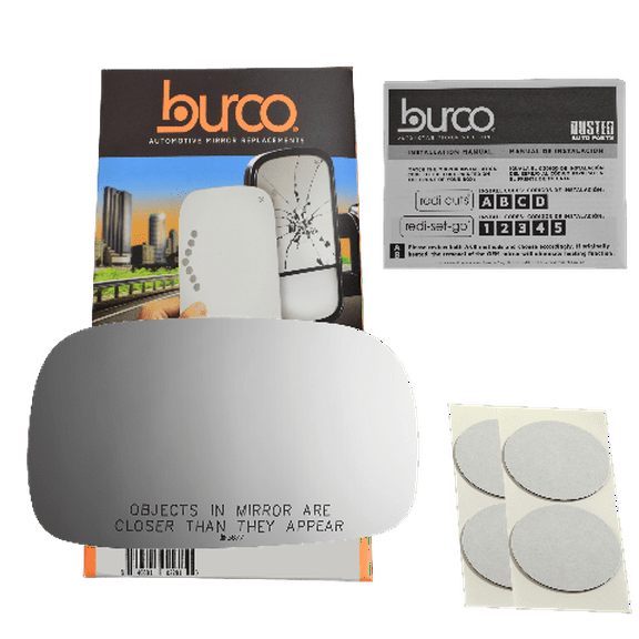 Burco 3677 Passenger Side Replacement Mirror Glass compatible with 2000-2005 Toyota Celica