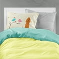 thumbnail image 2 of Christmas Presents between Friends Irish Setter Fabric Standard Pillowcase, 2 of 2
