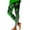 Grey, variant on St. Patrick's Day Leggings for Women Trendy Checkered and Shamrock Printed Stretch Yoga Pants High Waisted Slim Fitting Sports Fitness Casual Leggings White XL