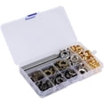 thumbnail image 2 of Grommet Tool Kit, Eyelets And Grommets Kit Grommet Kit Eyelet Grommet Durable Grommet Tools  For Clothing For Leather For Craft For DIY, 2 of 8