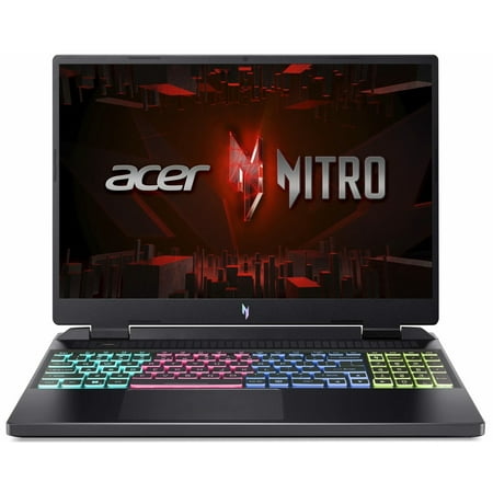Acer Nitro 16 Gaming Laptop 16.0" 165Hz WUXGA IPS (10-Core Intel i7-13620H, GeForce RTX 4050 6GB, 16GB DDR5 RAM, 1TB SSD, RGB Backlit KYB, Thunderbolt, HD Webcam, Win 11 Pro)