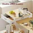 thumbnail image 4 of Double-sized Storage Kitchen Island - 2 Drawers, 1 Cabinet, 2-6 Person Dining Table, 4 of 25