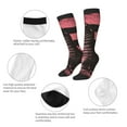 thumbnail image 3 of Honeii Graphic Seal On Stripes Print Long Socks,Novelty Design Socks Gift for Men and Women,Crew Socks,Calf Socks, 3 of 6