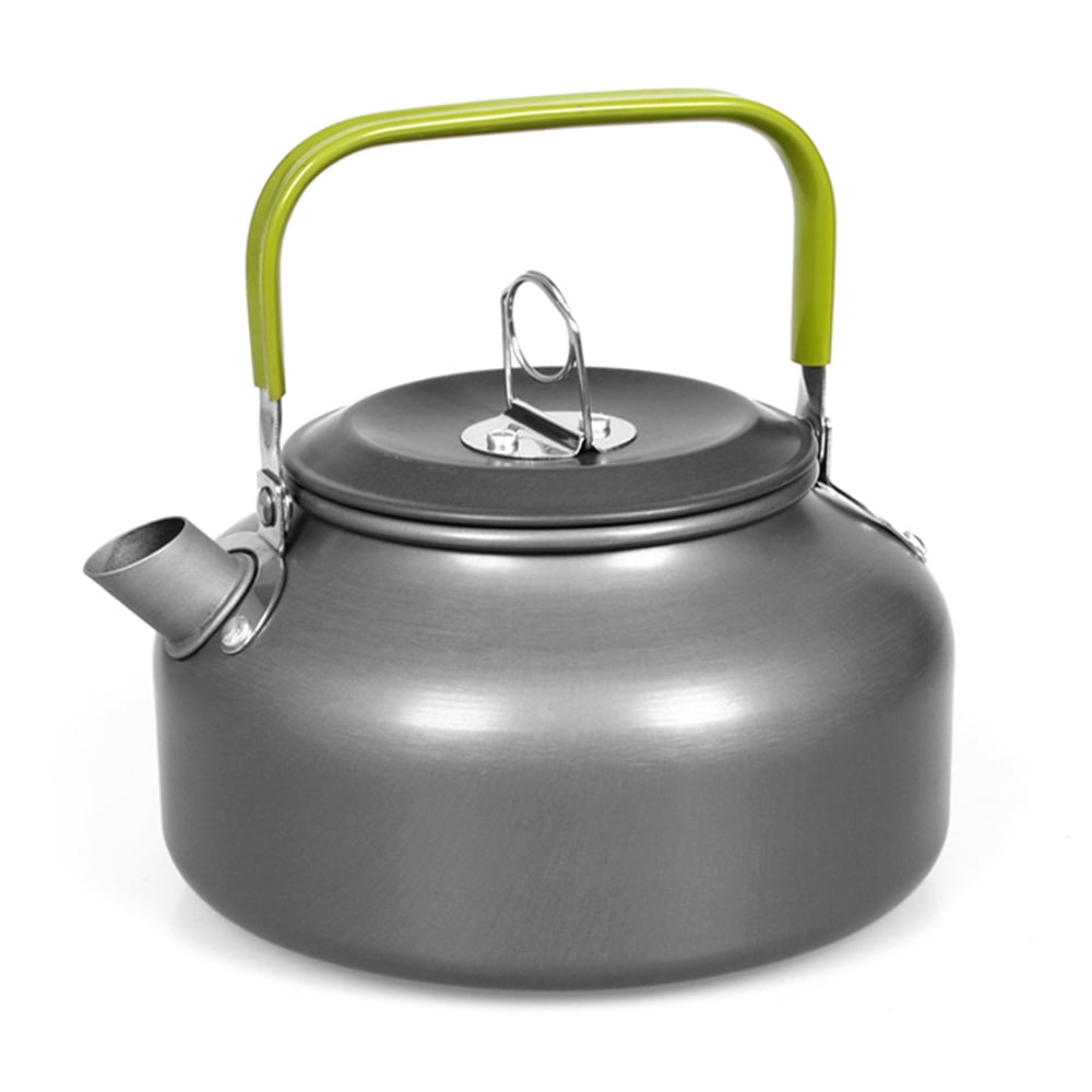 Portable Aluminum Alloy Outdoor Teapot Water Kettle Pot for Camping Picnic 