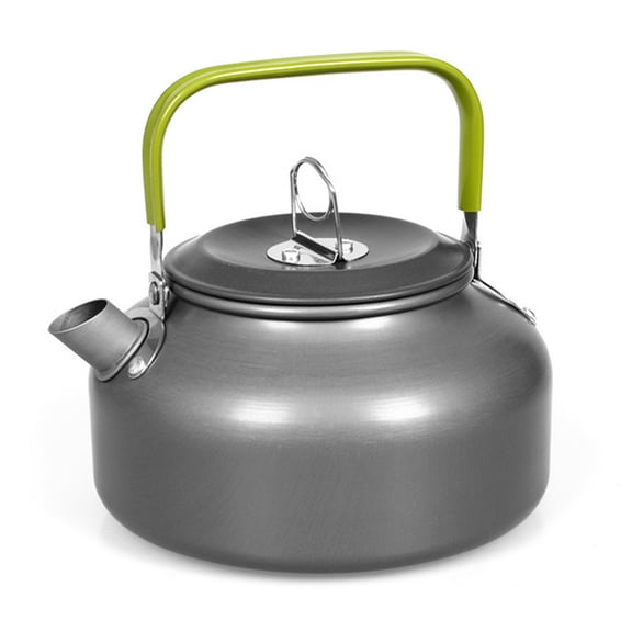 AREALER 0.8L Portable Water Kettle Water Pot Teapot Coffee Pot Indoor Aluminum Alloy Tea Kettle Camping Hiking Picnic Pot