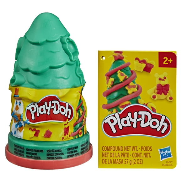 Play-Doh Toy Christmas Tree with 2 Ounces of Non-Toxic Play-Doh Compound