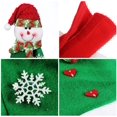 thumbnail image 5 of 4 Pieces Christmas Refrigerator Handle Covers Snowman Pattern Handle Covers Microwave Handle Covers for Home Kitchen Supplies, 5 of 5