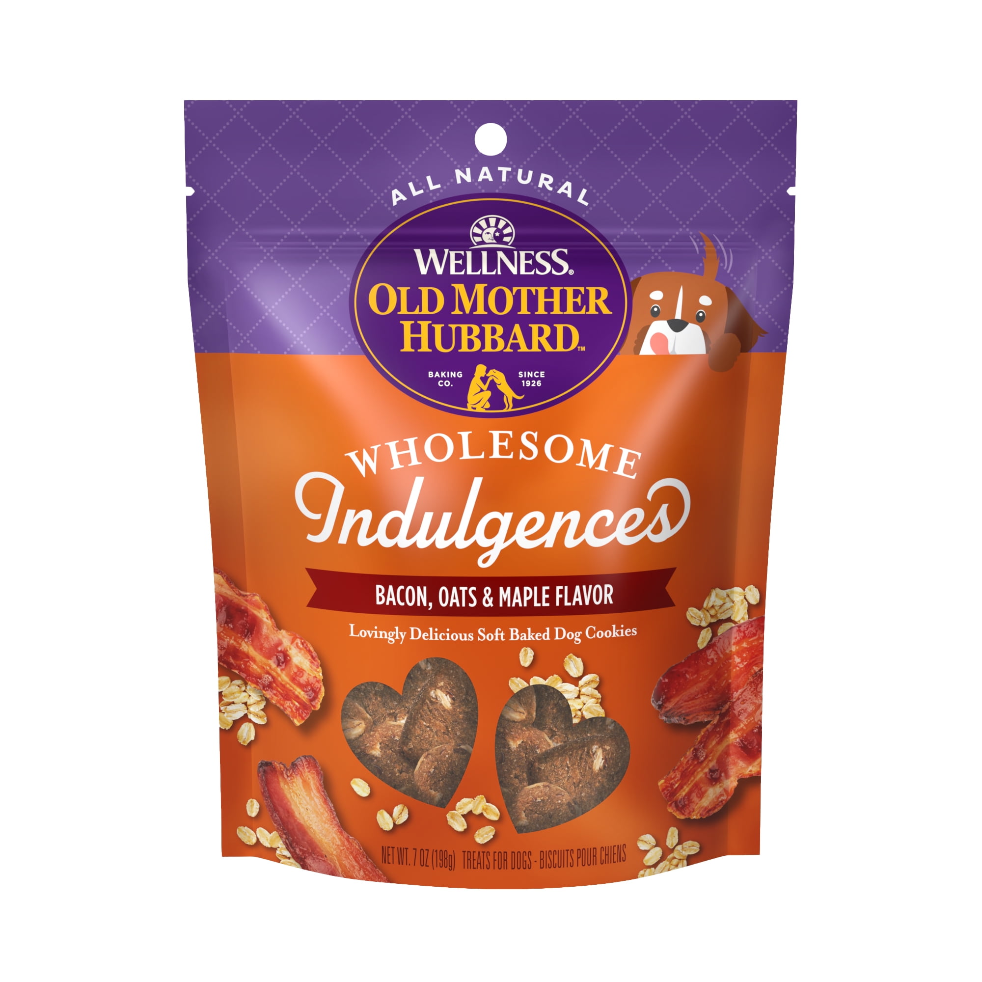 Wellness Old Mother Hubbard Wholesome Indulgences Bacon Oats & Maple Dog Treats Wellness Old Mother Hubbard Wholesome Indulgences Bacon Oats & Maple Dog Treats