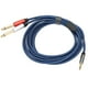 thumbnail image 5 of Cable de Audio Macho de 3,5 mm a Macho dual de 6,35 mm ANGGREK Nylon azul Marino 5 m, 5 of 8