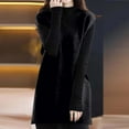 thumbnail image 2 of DAFPZW Women Sweater Vest Oversized V-Neck Sleeveless Knit Pullover Ribbed Vest Dress with Pockets, 2 of 6