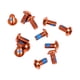 thumbnail image 5 of Soidarity 12 piezas de pernos de Rotor de freno de bicicleta, tornillos de 10mm de acero de aleación de Metal, piezas de repuesto para ciclismo Type6 NO6, 5 of 6
