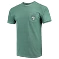 thumbnail image 2 of Men's Green Tennessee Volunteers Fishing Stack Comfort Colors Pocket T-Shirt, 2 of 3