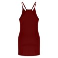 thumbnail image 5 of Summer Dresses for Womens 2025 Plus Size Fashion Bohemia V-Neck Sleeveless Solid Pockets Pullover Dress, 5 of 7
