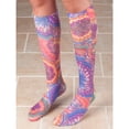 thumbnail image 2 of Celeste Stein Compression Socks 20-30mmHg, Tie-Dye, Regular, 2 of 4
