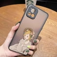 thumbnail image 3 of Matte Case for VIVO Y93 Y91C Y91 Y85 Y77 Y76 Y75 Y73 Y72 Y71 Y53 Y52S Y50 Y35 Y22 4G 5G Case D-Disney Princess Christmas Makeup, 3 of 5
