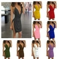 thumbnail image 3 of YCNYCHCHY Sexy Deep U Party Club Dresses Side Open Backless Hot Erotic Mini Dress Summer Sleeveless Halter Sexy Dress For Women Clothes, 3 of 6