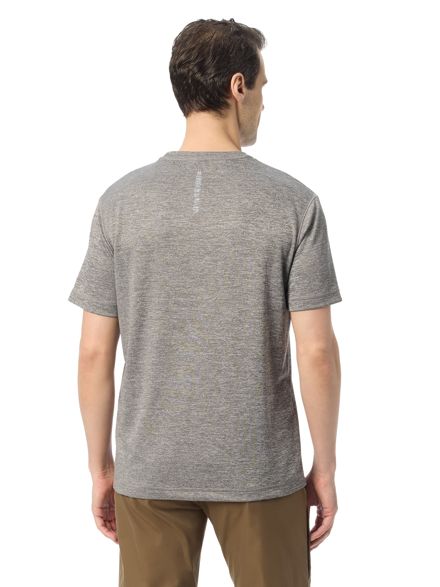 Bass & Co Men's & Big Men's Short Sleeve Hiker Tech Tee, Sizes S-XXXL