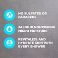 thumbnail image 4 of Dove Men+Care Relaxing Blue Eucalyptus + Birch Body And Face Wash With 24-Hour Nourishing Micromoisture Technology Body Wash For Men ,30 fl oz, 4 of 10
