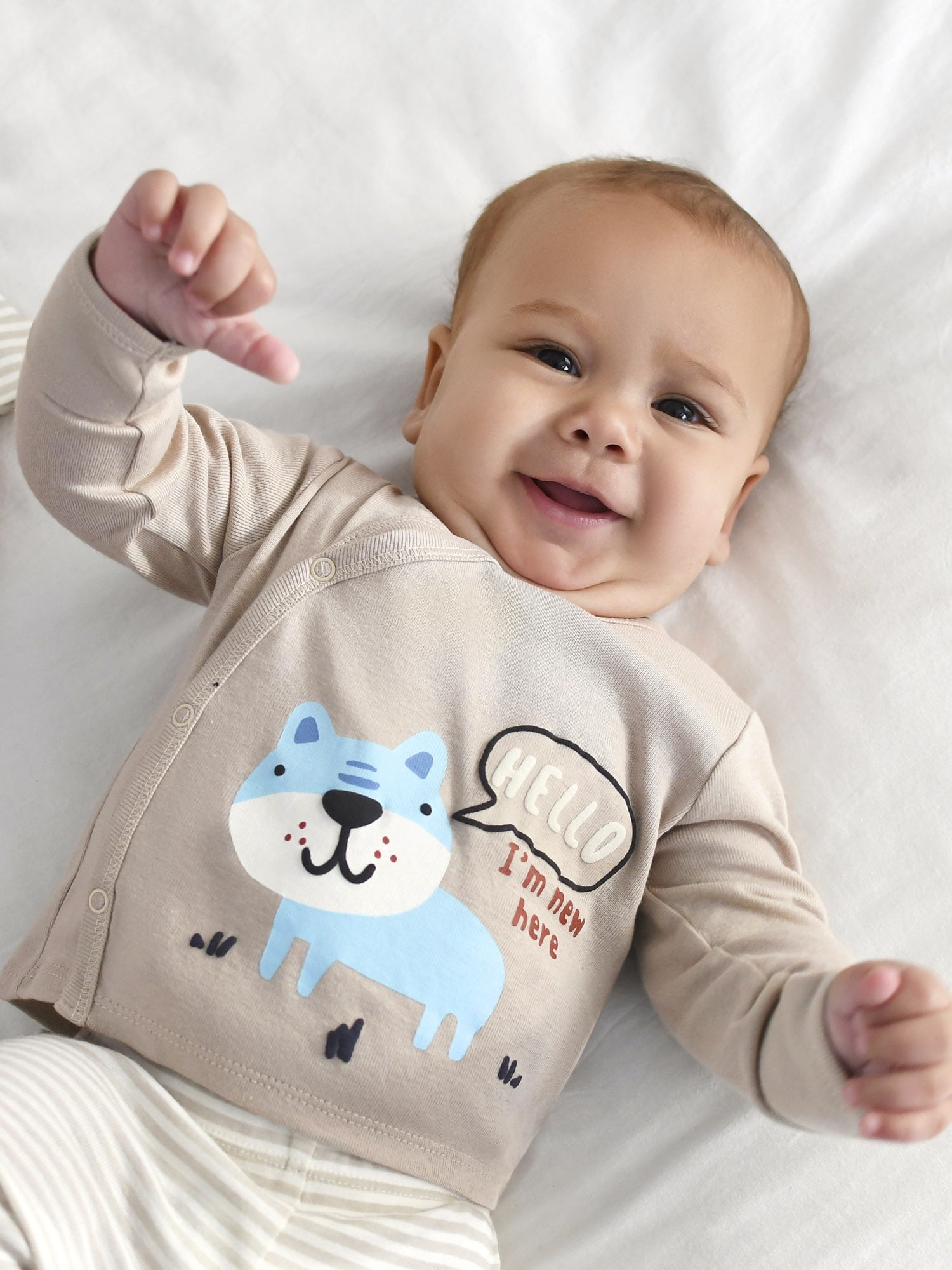 Gerber Baby Boy Take Me Home Set, 3-Piece, Sizes 0-6 Months