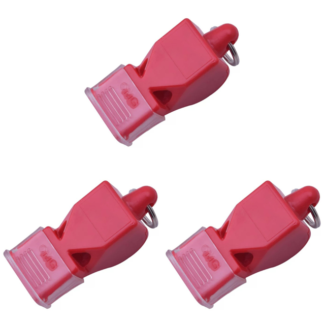 FLhrweasw Coach Whistle Silbato Multifuncional Portátil para Emergencias Seguridad Deportiva (rojo)