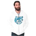 thumbnail image 5 of Vintage Classic Smurf Fair Play Zip Up Hoodie Men's Women's Brisco Brands M, 5 of 6