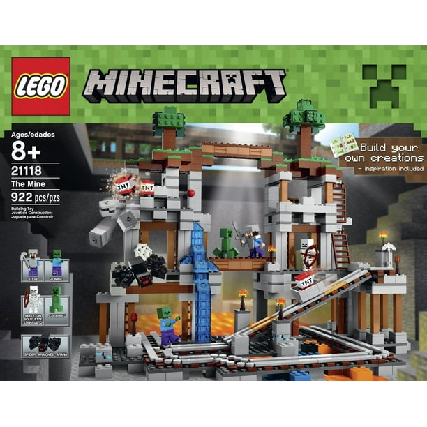 Minecraft® The Mine 922 Piece Kids Building Playset w/ | 21118 - Walmart.com