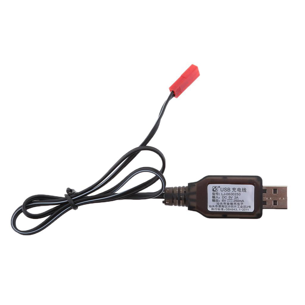 4.8V Ni/Cd Batteries Charging Adapter Cable USB to SM Plug For RC Drone Toys 