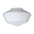 thumbnail image 3 of B&P Lamp® 14 Inch Diameter 6" Fitter Opal Schoolhouse Shade, 3 of 5
