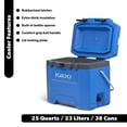 thumbnail image 2 of Igloo 25 QT Overland Ice Chest Cooler, Blue, 2 of 29