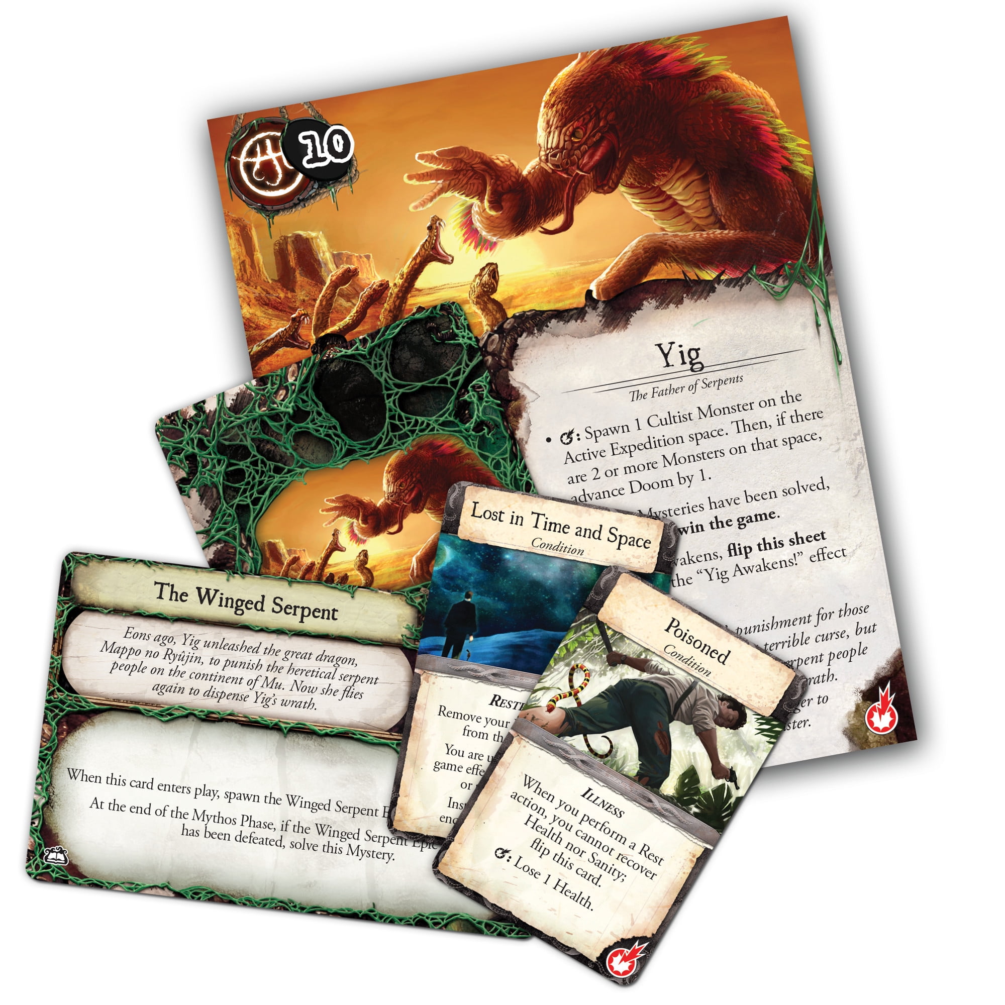 Eldritch Horror: Forsaken Lore Expansion Strategy Card Game for Ages 14 and up, from Asmodee