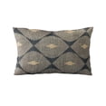 thumbnail image 5 of Plutus 26" x 26" Cubes Diamond Luxury Throw Pillow in Blue, 5 of 9