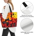 thumbnail image 3 of Rocae Marigold Flowers In Different Colors for Big Capacity Shoulder Bag with Pockets,Tote Bag for Women Handbag, 3 of 8