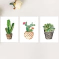 thumbnail image 2 of 3 piezas pintura de cactus, 2 of 3