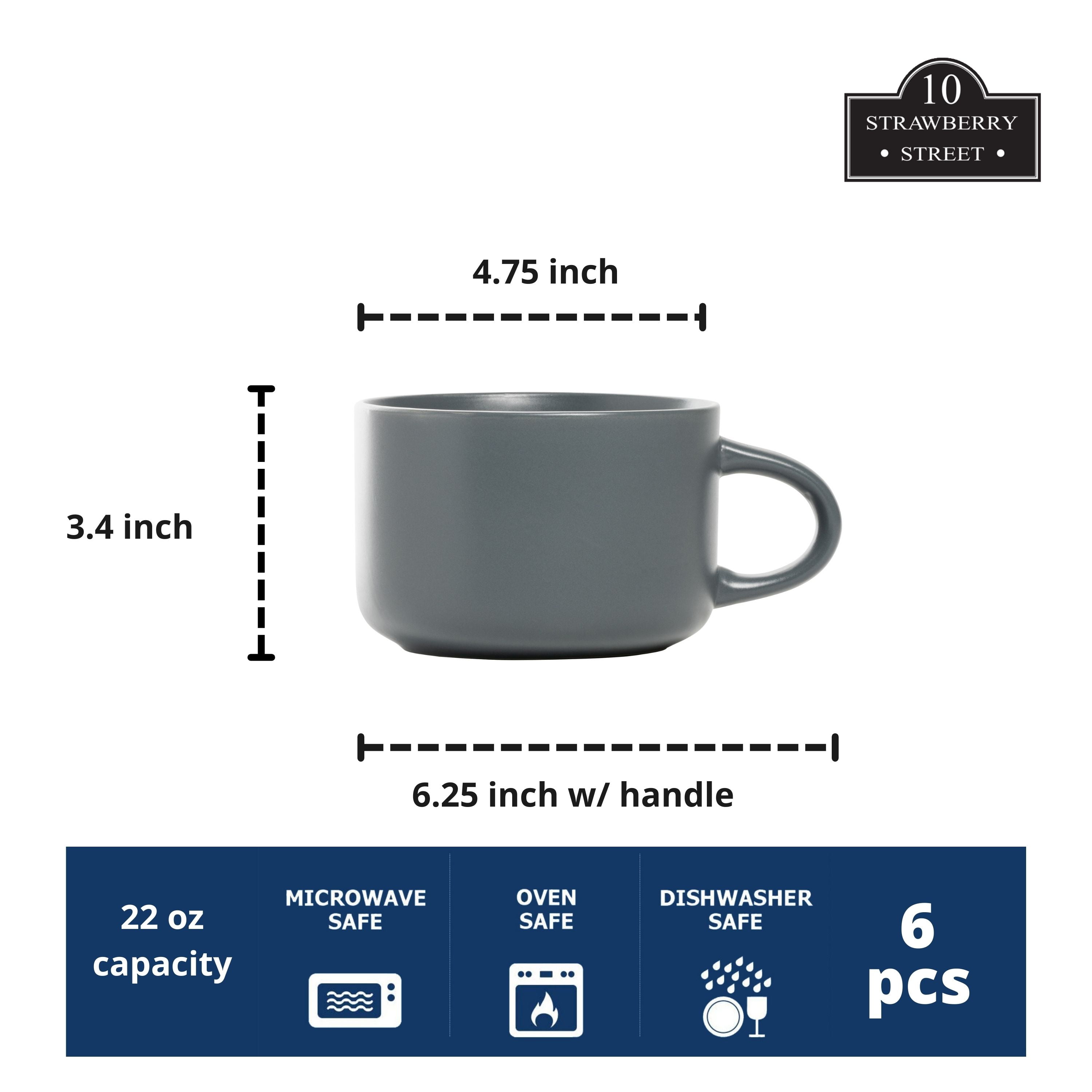 Beaquicy RNAB09VXSJYX9 22 oz tall mug cup with flip top to-go lid