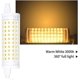 thumbnail image 2 of piezas regulable 15 W R7S 118 mm bombilla LED lámpara lineal J118 T3 220 V 360 grados equivalente a 1500 lúmenes 150 W bombilla halógena blanca cálida 3000 K para jardín, pasillo, lámpara de pie,, 2 of 7
