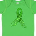 thumbnail image 4 of Inktastic Mental Health Awareness Ribbon with Green Hearts Boys or Girls Baby Bodysuit, 4 of 5
